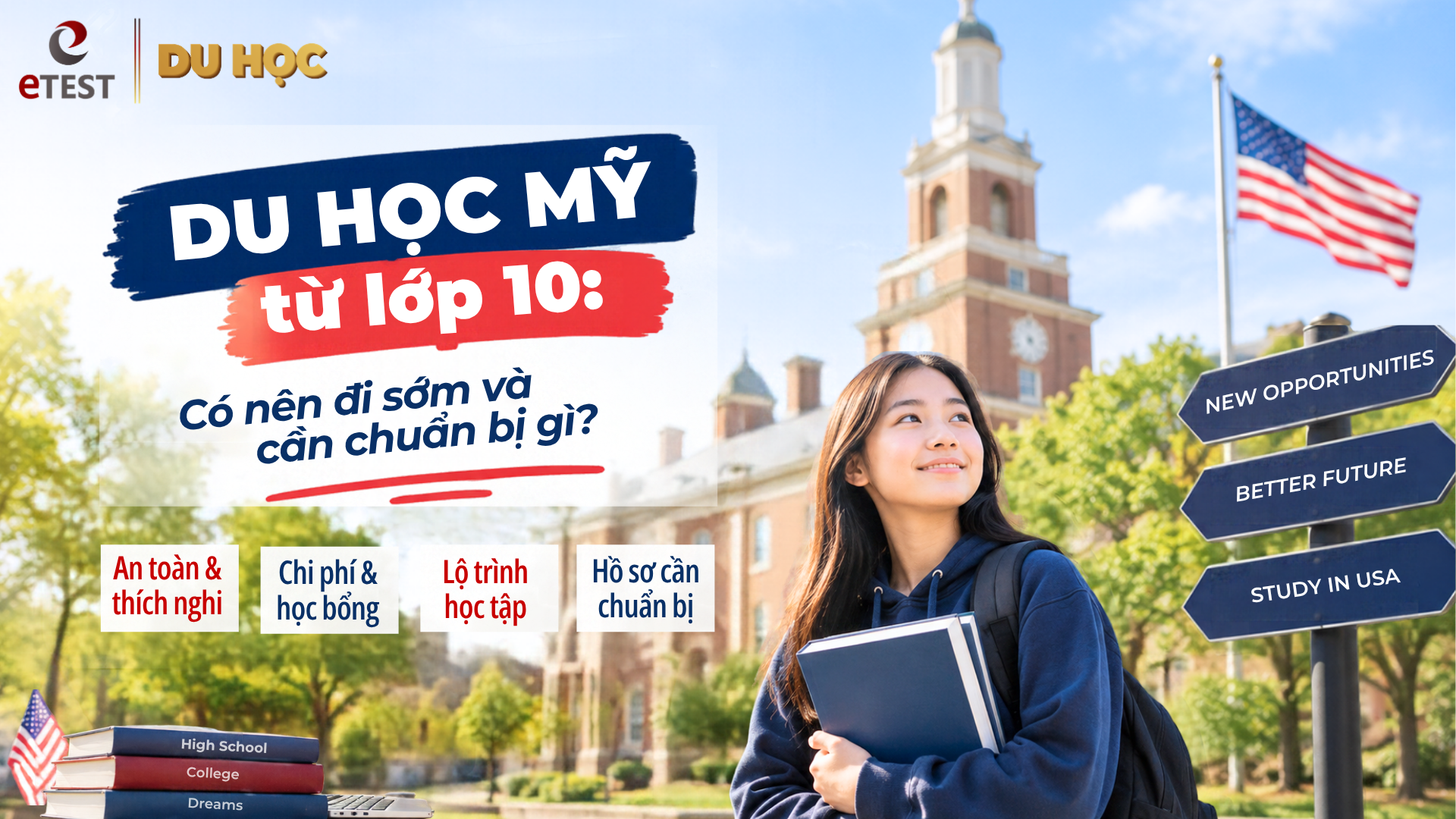 Du học Mỹ từ lớp 10: Có nên đi sớm và cần chuẩn bị gì?